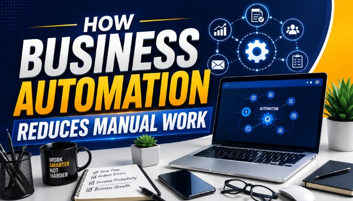 How Business Automation Reduces Manual Work