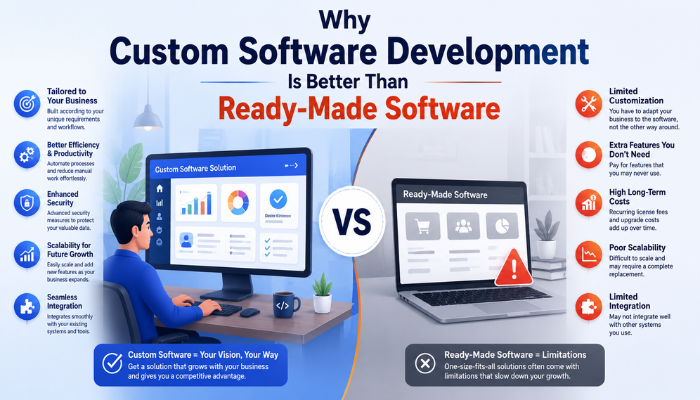 Why Custom Software Development Is Better Than Ready-Made Software