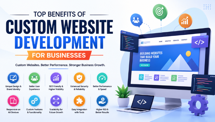 Top Benefits of Custom Website Development for Businesses