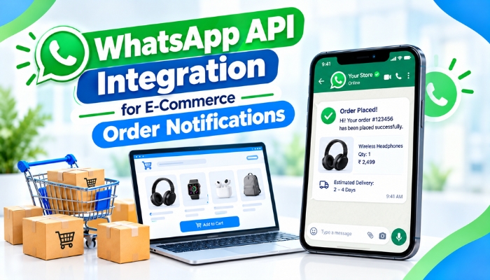 WhatsApp API Integration for E-Commerce Order Notifications