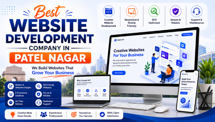 Best Website Development Company in Patel Nagar