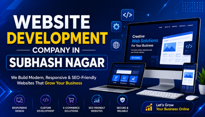 Website Development Company in Subhash Nagar