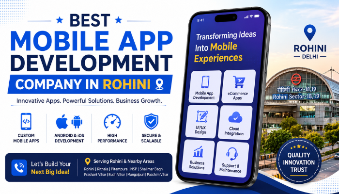 Best Mobile App Development Company in Rohini