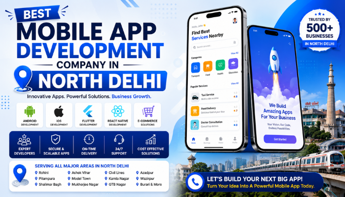 Best Mobile App Development Company in North Delhi